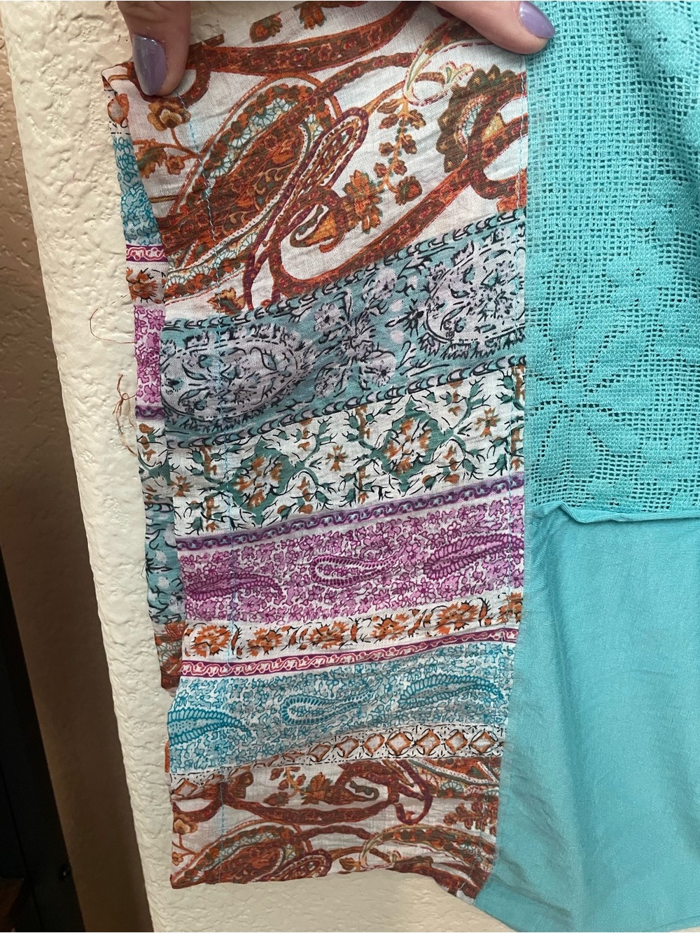 POL Turquoise Waistband Pants - Picture 2 of 5